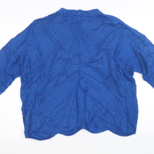 Sainsburys Womens Blue  Knit Pullover Sweatshirt Size 16