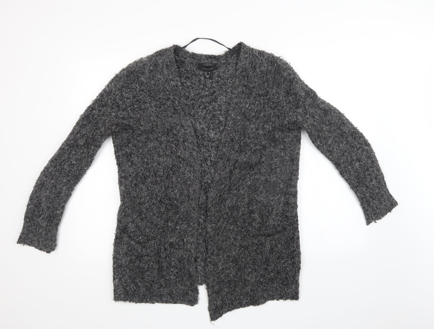 Primark Womens Grey  Knit Cardigan Jumper Size 10