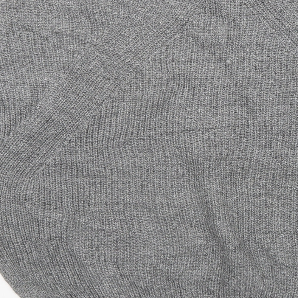 H&M Womens Grey  Knit Pullover Sweatshirt Size S