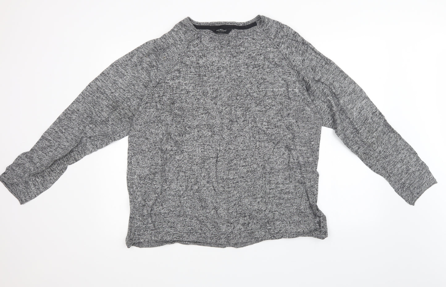 Cedar Wood State Mens Grey  Knit Pullover Sweatshirt Size XL