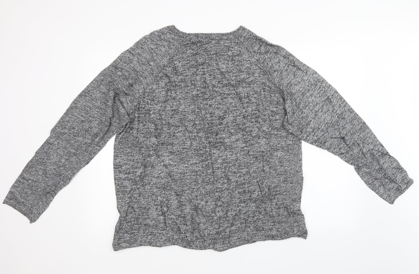 Cedar Wood State Mens Grey  Knit Pullover Sweatshirt Size XL
