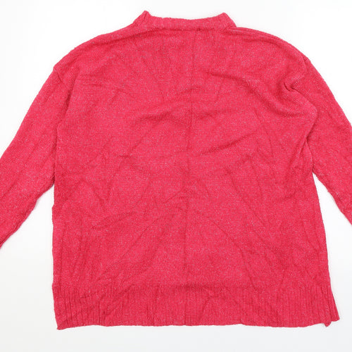 M&S Womens Pink   Pullover Jumper Size M