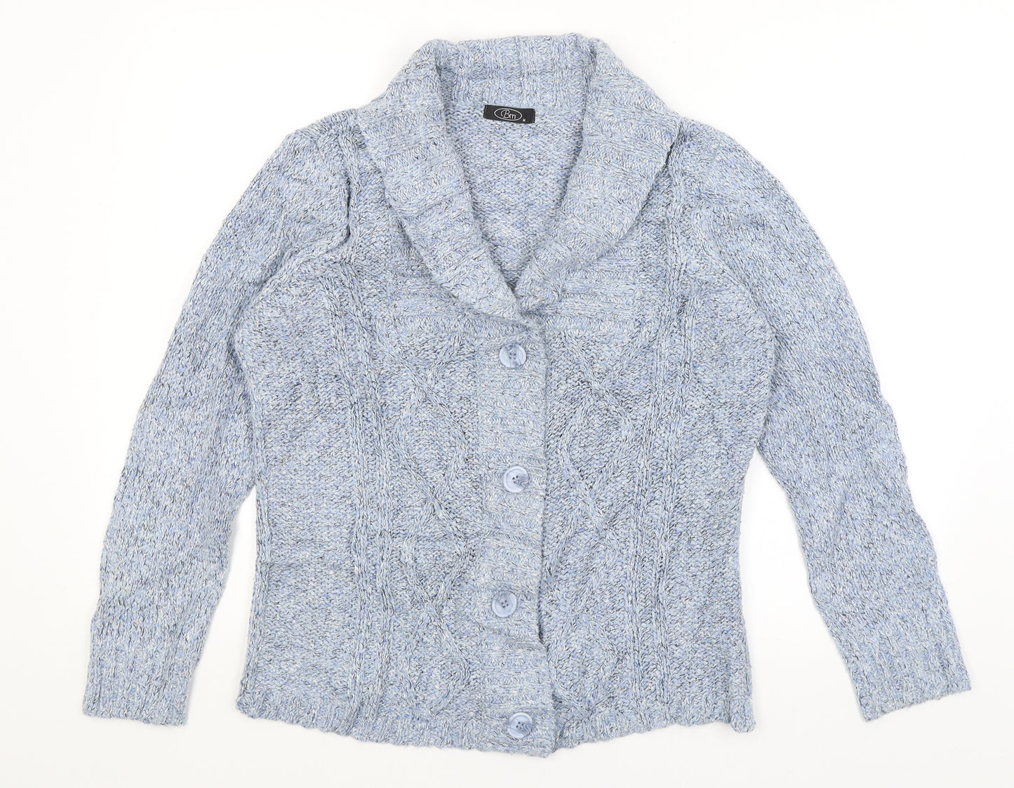 Bm  Womens Blue   Cardigan Jumper Size M