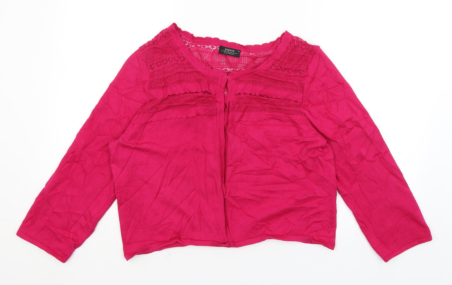 Papaya Womens Pink   Cardigan Jumper Size 16