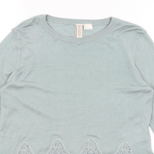 Divided Womens Blue   Basic T-Shirt Size XS