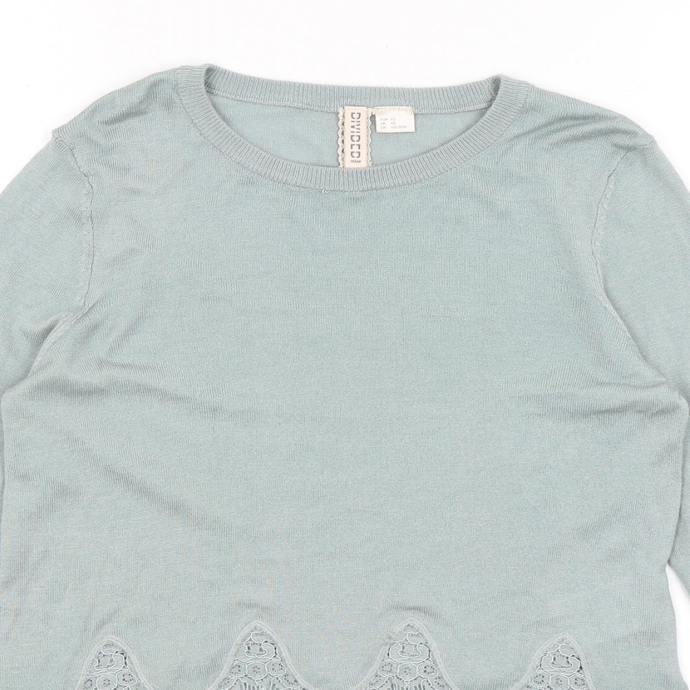 Divided Womens Blue   Basic T-Shirt Size XS