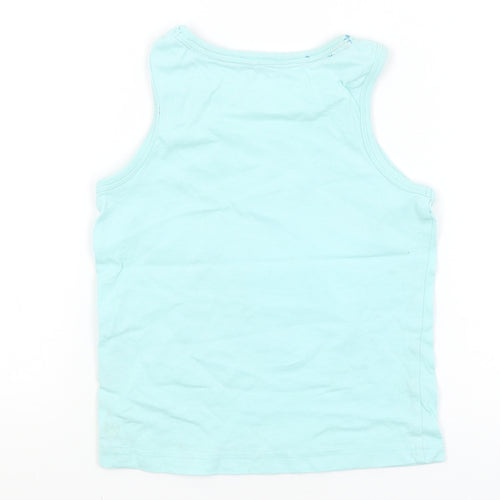 Nutmeg Girls Blue   Basic Tank Size 2-3 Years  - Cool Dude