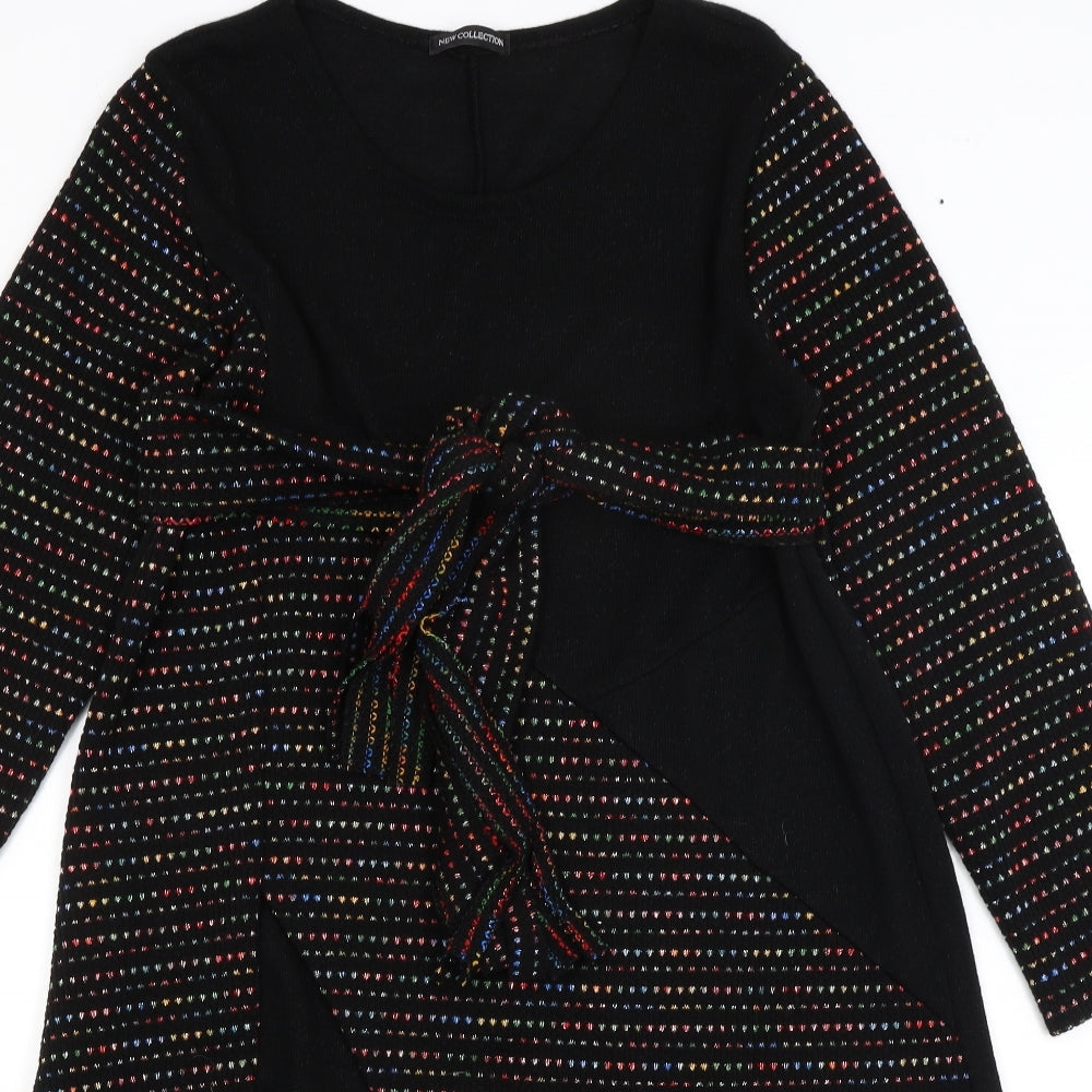 New Collection Womens Black   Jumper Dress  Size M