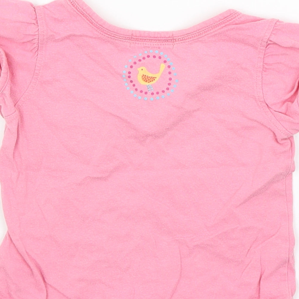 Mini Boutique Baby Pink   Basic T-Shirt Size 12-18 Months