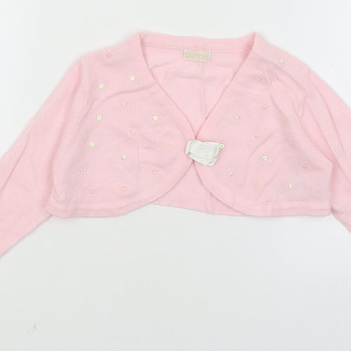 Bambini Baby Pink   Cardigan Jumper Size 12-18 Months