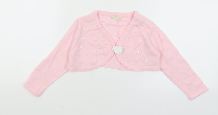 Bambini Baby Pink   Cardigan Jumper Size 12-18 Months
