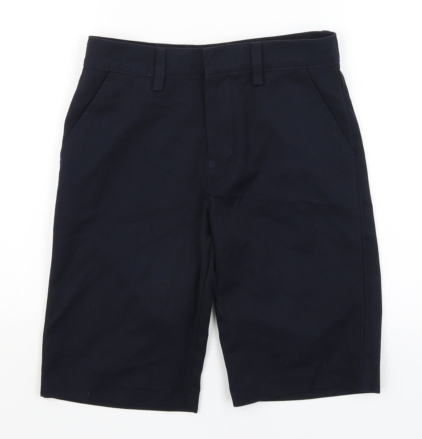 Next School Boys Blue   Chino Shorts Size 10 Years