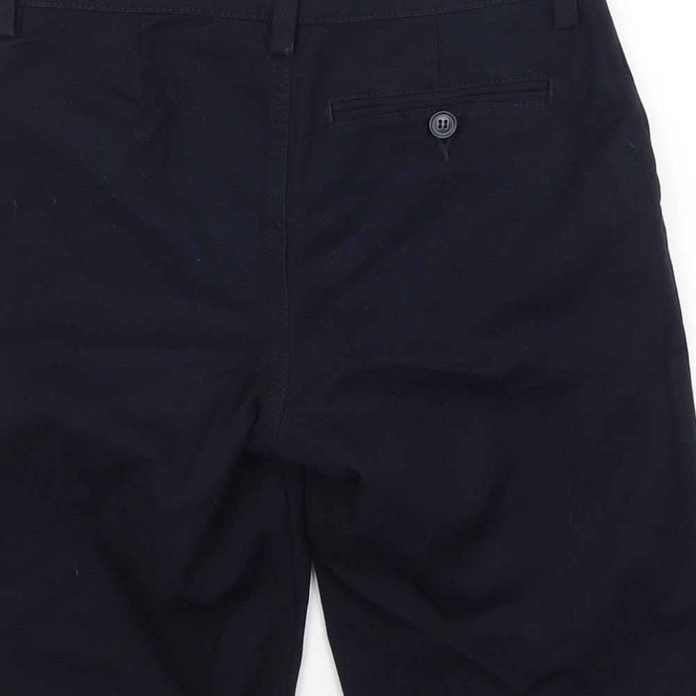 Next School Boys Blue   Chino Shorts Size 10 Years