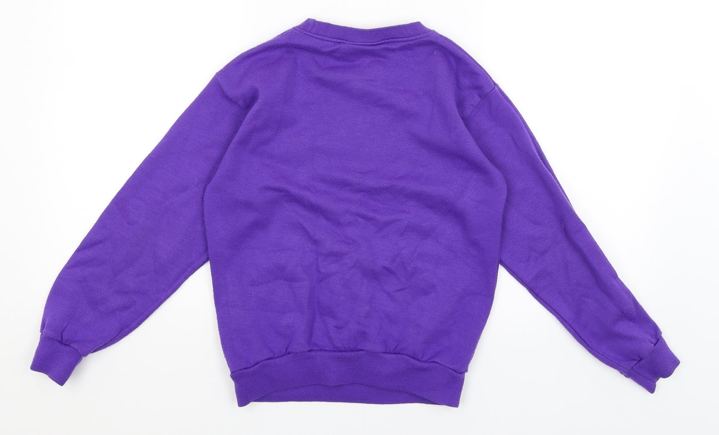 Brigade  Girls Purple   Pullover Jumper Size 8-9 Years  - Quinton Primary