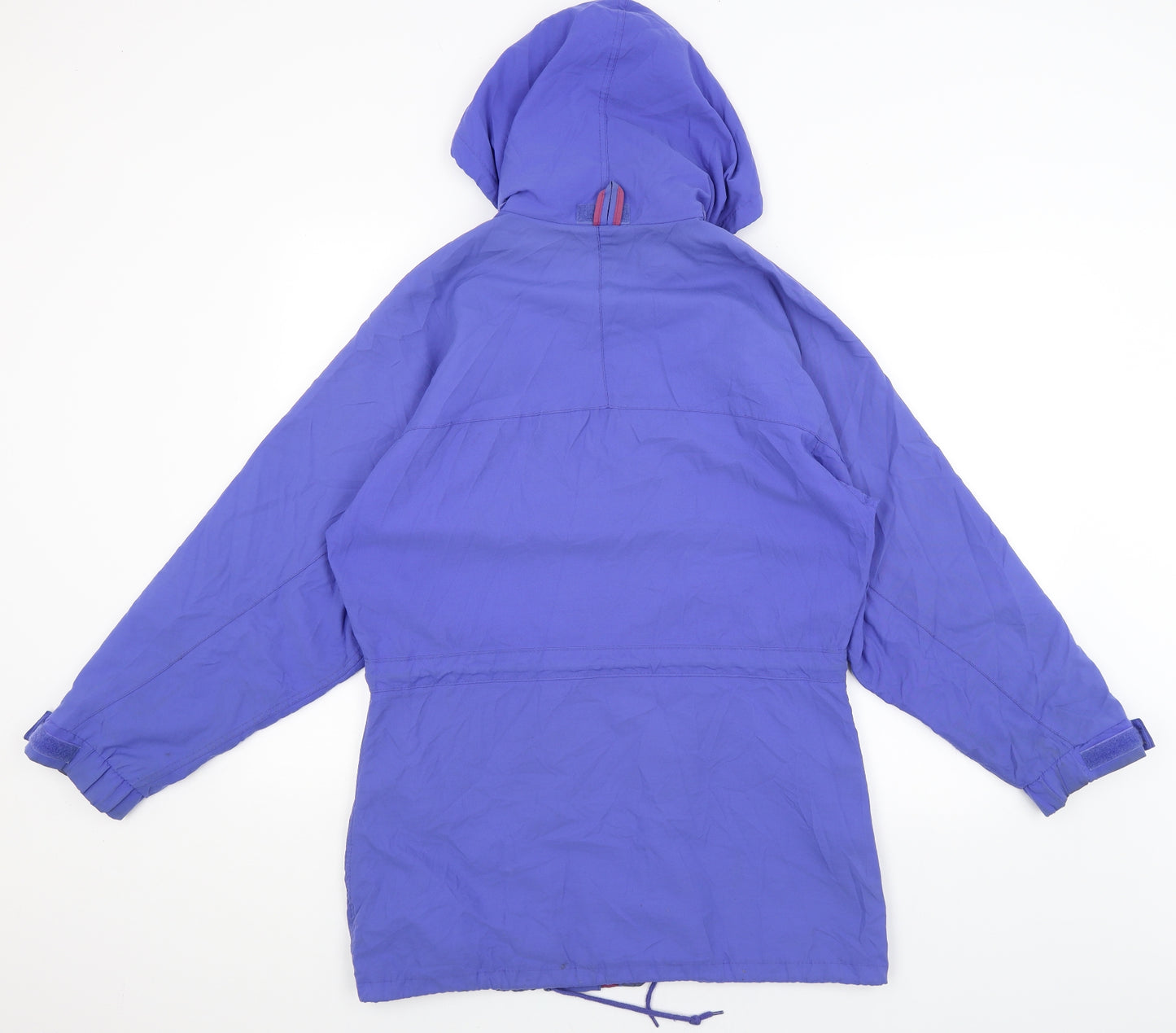 Scanda Womens Blue   Rain Coat Coat Size M
