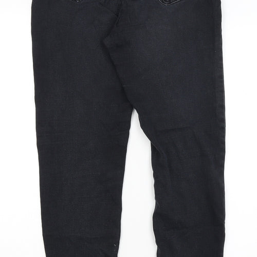 Missguided Womens Black   Skinny Jeans Size 12 L28 in