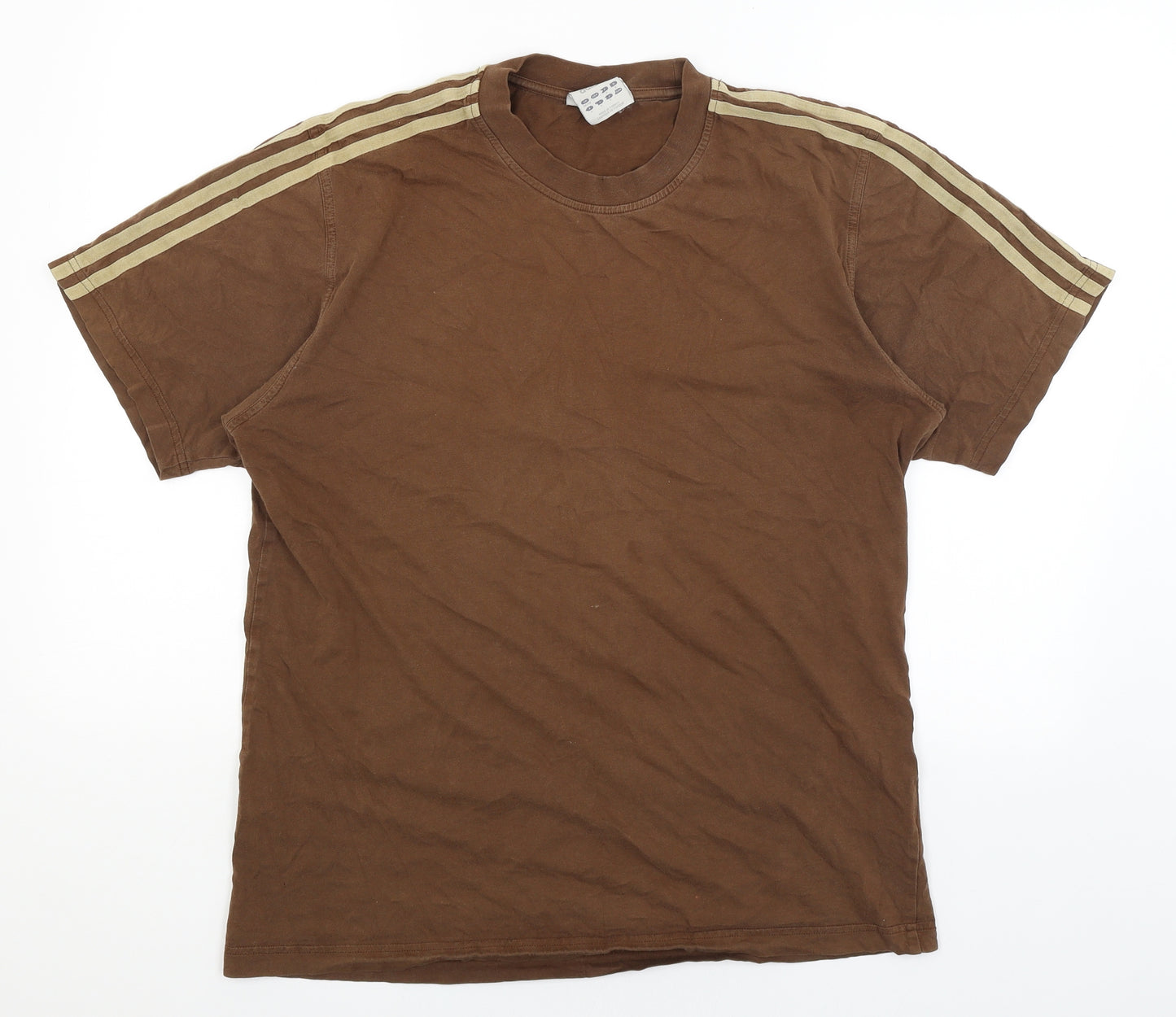 adidas Mens Brown    T-Shirt Size L