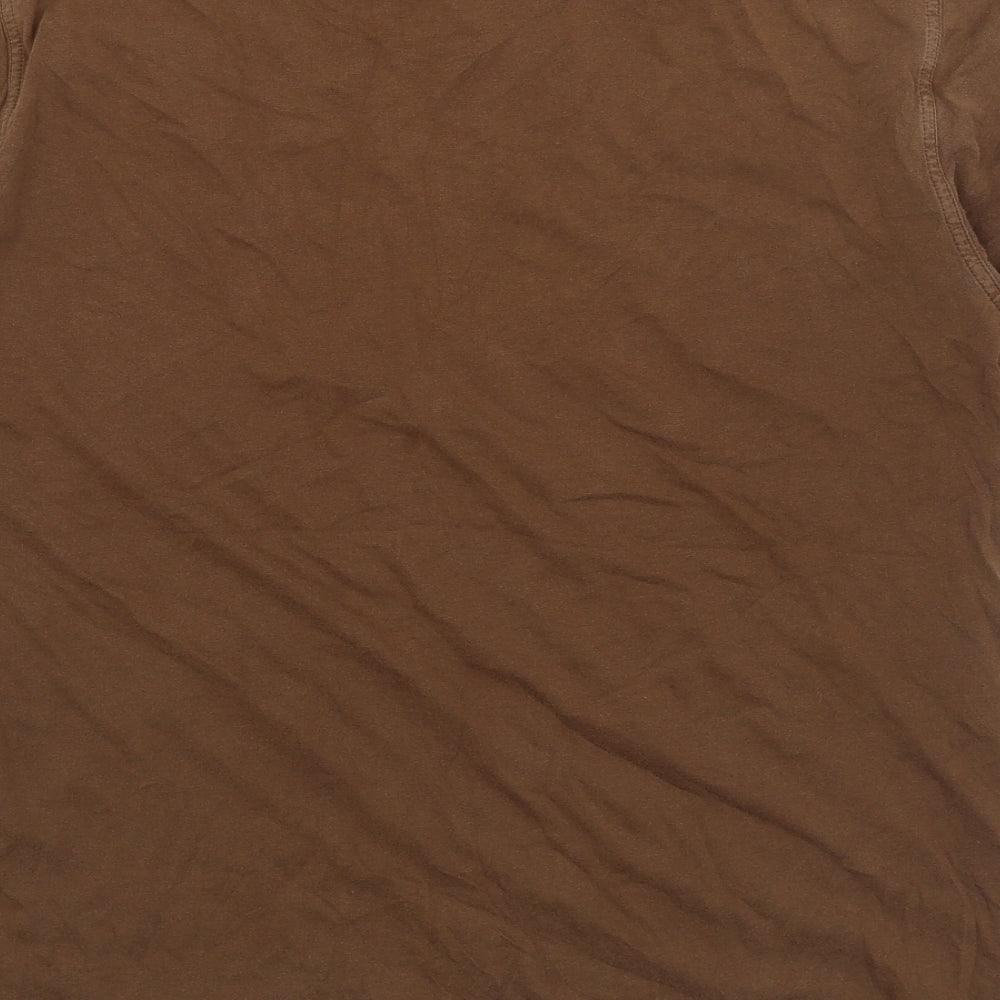 adidas Mens Brown    T-Shirt Size L