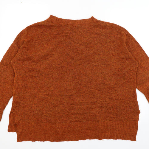 New Look Womens Orange   Pullover Jumper Size M