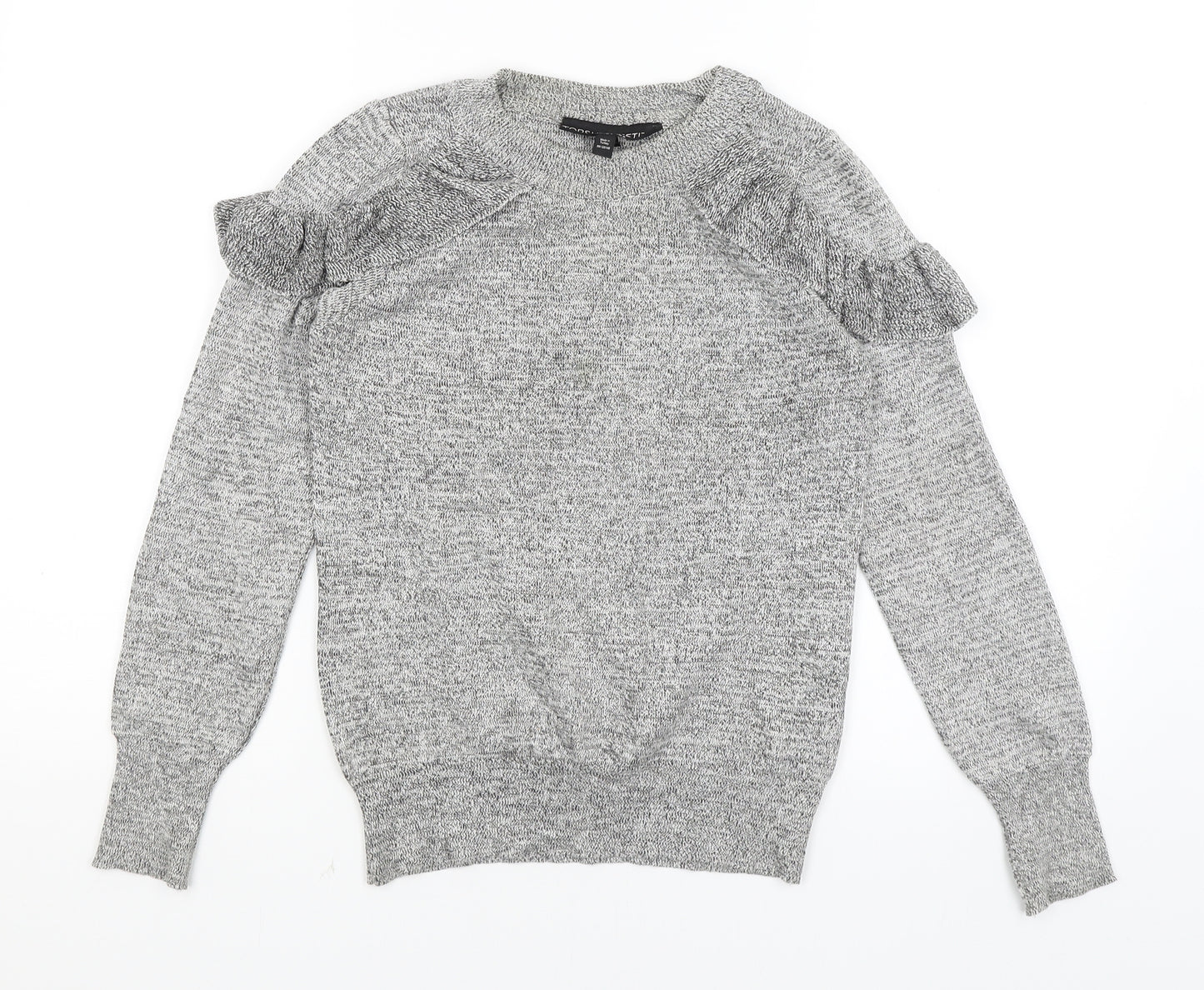Topshop Womens Grey   Pullover Jumper Size 6