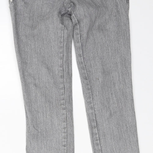 Kavila Womens Grey  Denim Skinny Jeans Size 38 L29 in