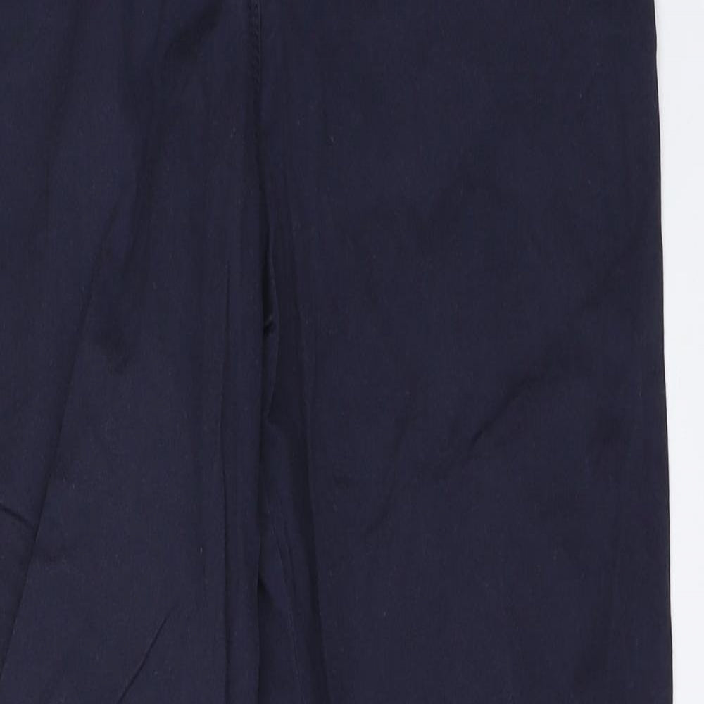 Papaya Womens Blue   Chino Trousers Size 12 L26 in