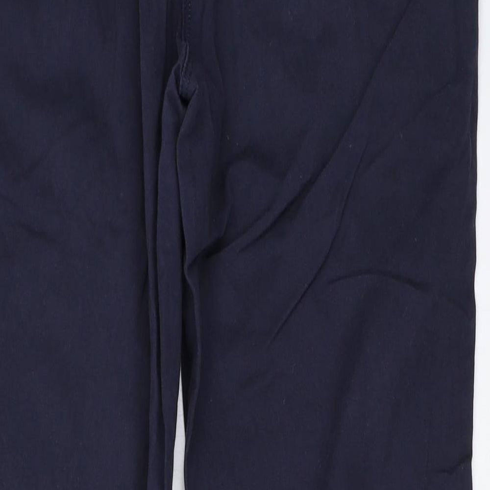 Papaya Womens Blue   Chino Trousers Size 12 L26 in