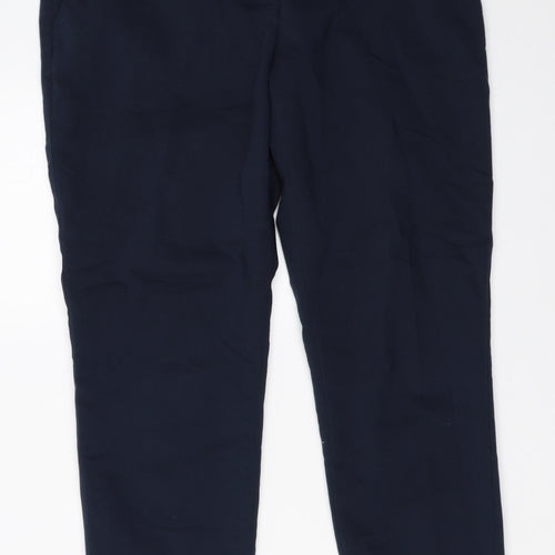 H&M Womens Blue   Capri Trousers Size 36 L25 in