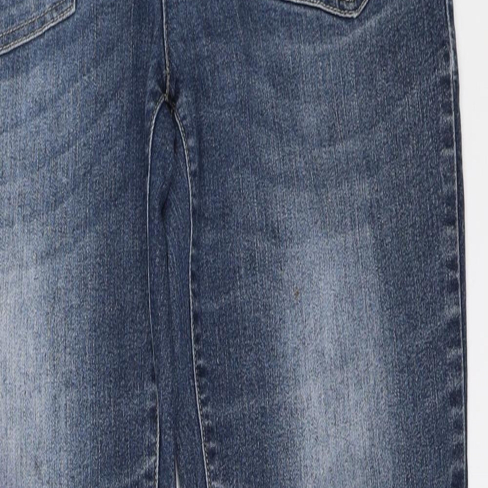 John Baner Womens Blue  Denim Bootcut Jeans Size 14 L32 in