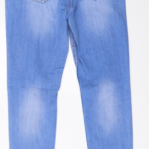 NEXT Womens Blue  Denim Skinny Jeans Size 14 L28 in
