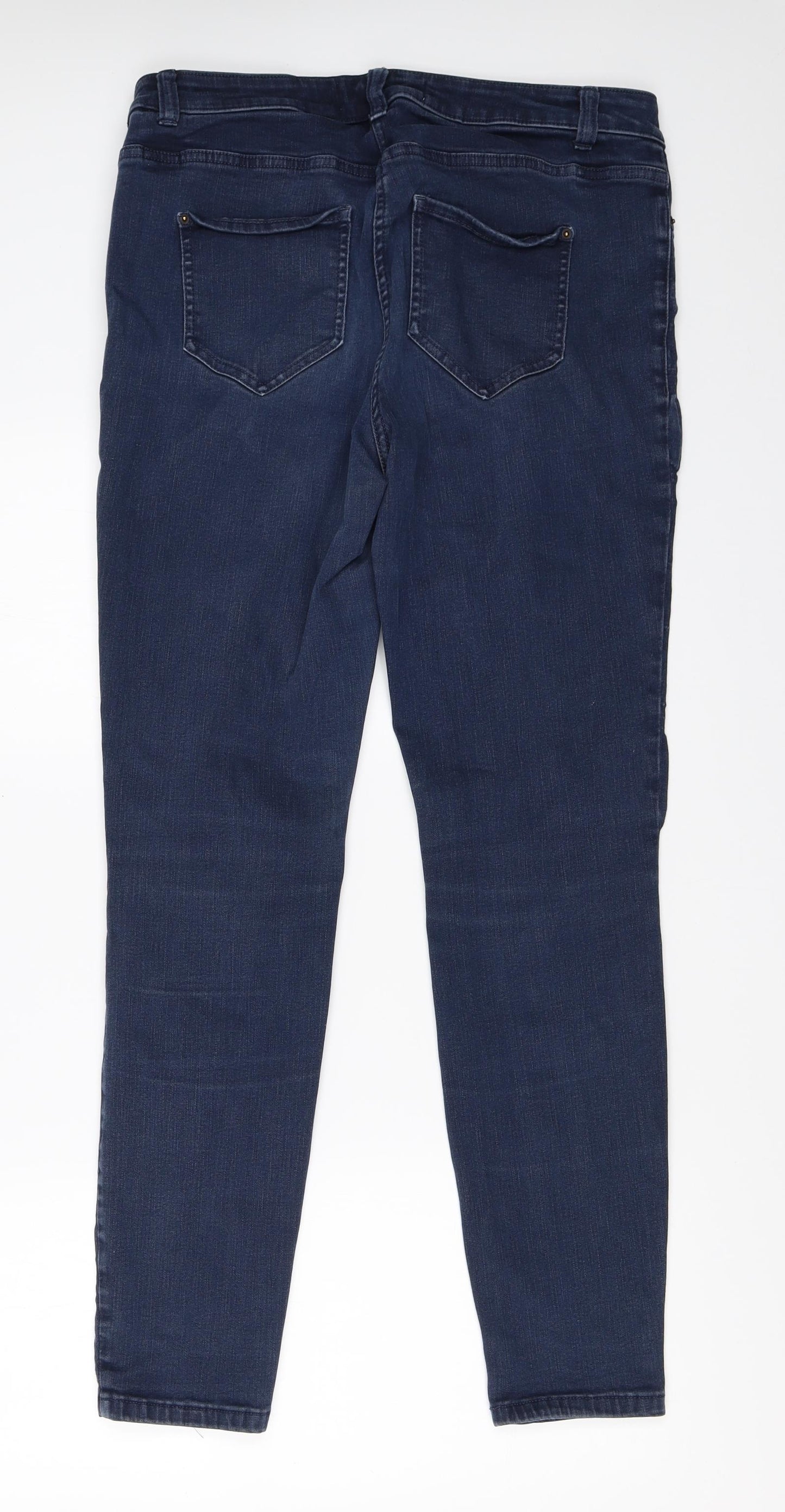 NEXT Womens Blue  Denim Skinny Jeans Size 16 L29.5 in