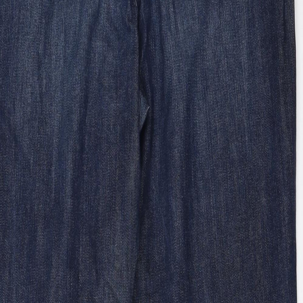 Papaya Womens Blue  Denim Straight Jeans Size 14 L28 in