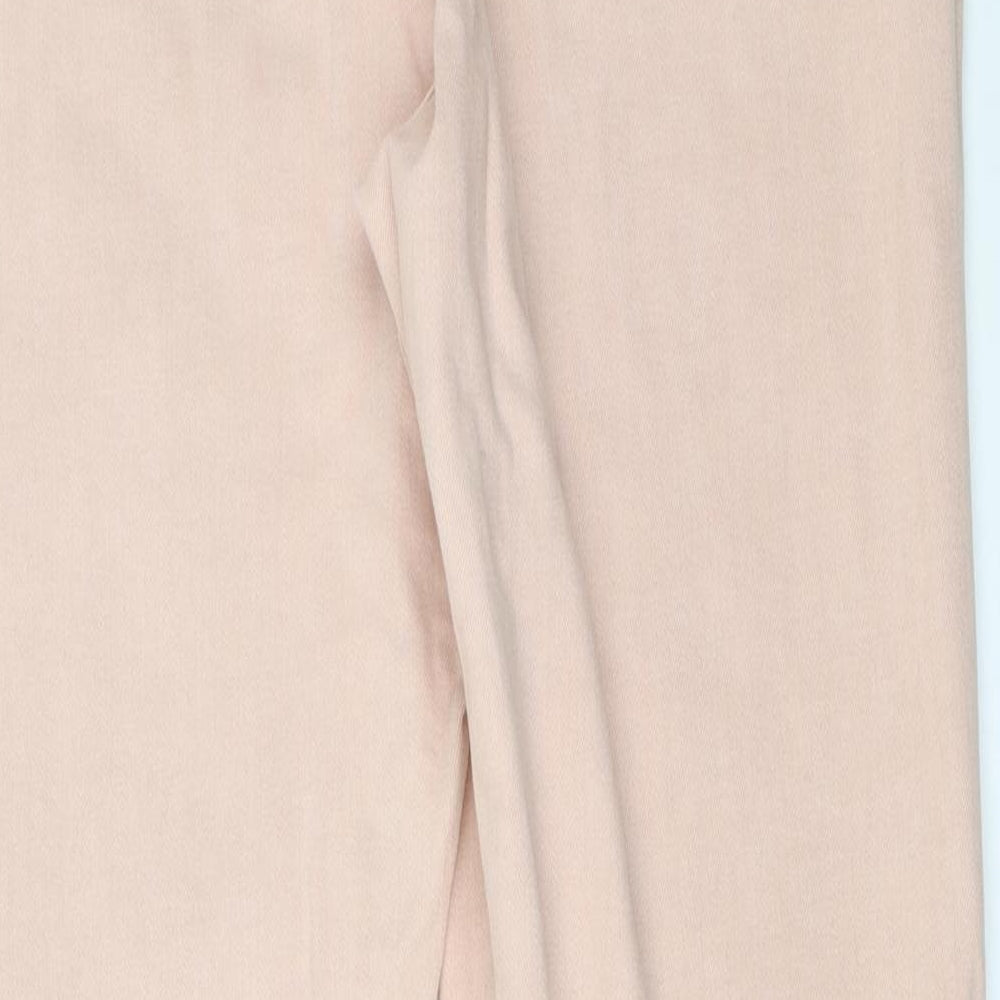 Marks and Spencer Womens Pink   Straight Jeans Size 14 L28.5 in