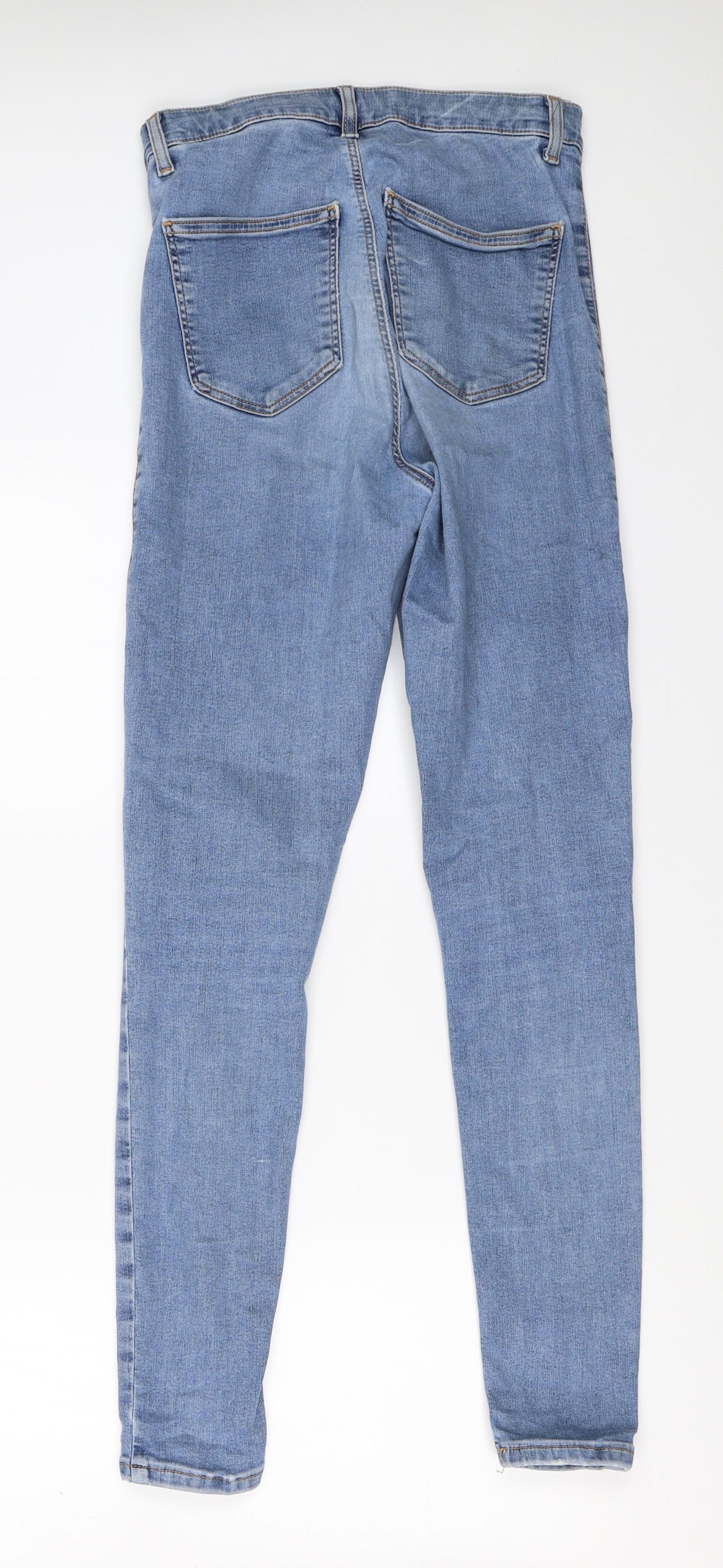 Topshop Womens Blue  Denim Skinny Jeans Size 30 in L32 in - Joni jeans