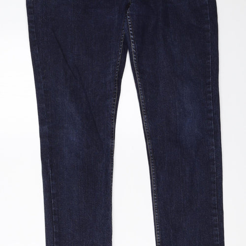 Primark Womens Blue  Denim Skinny Jeans Size 14 L31.5 in