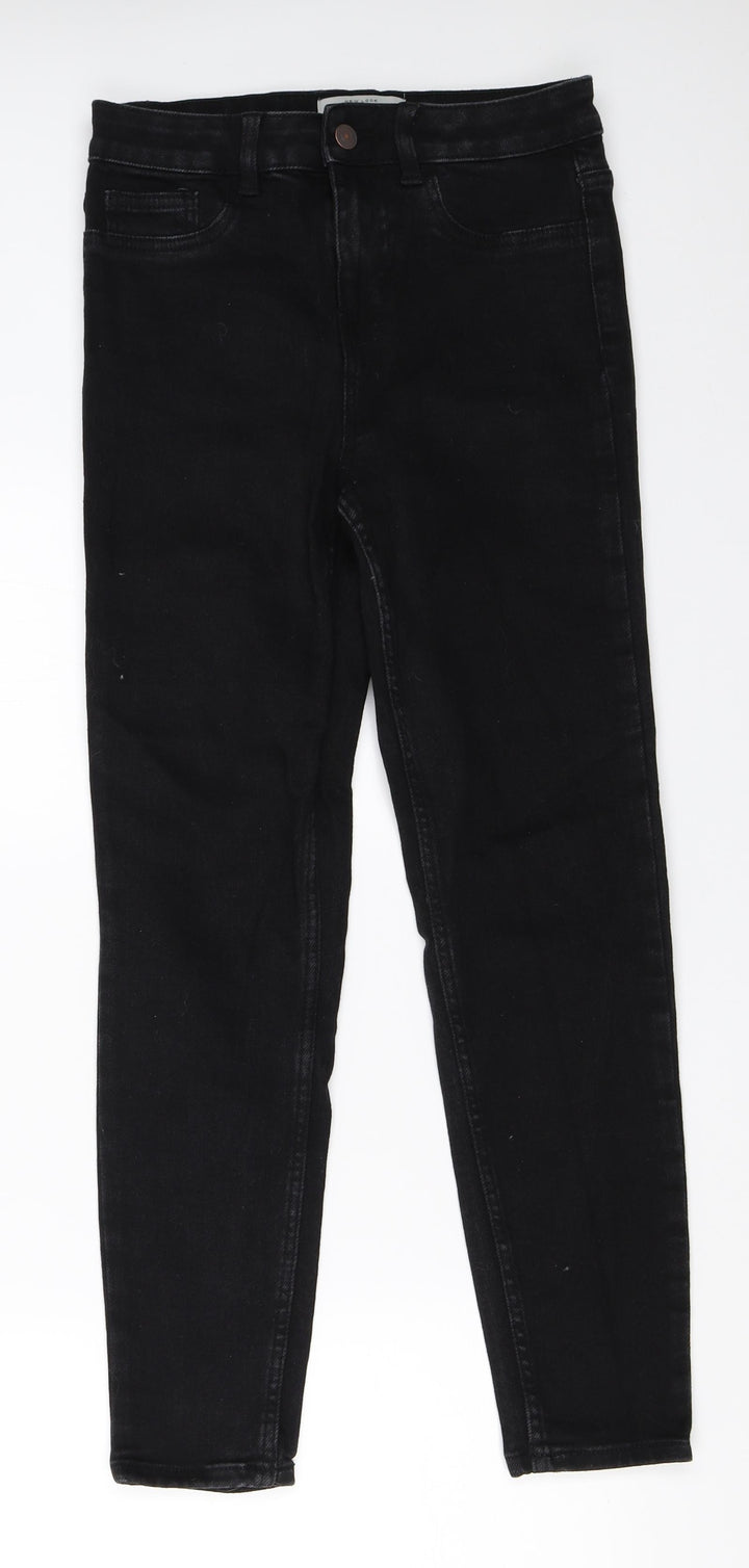 New Look Womens Black Denim Skinny Jeans Size 10 L26 in
