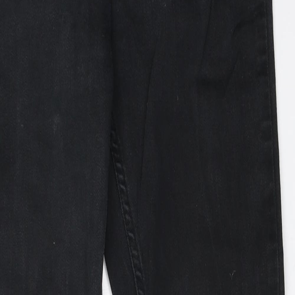 NEXT Womens Black  Denim Straight Jeans Size 8 L29 in