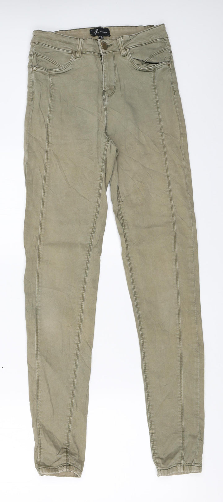 YFL Womens Green   Skinny Jeans Size 6 L30 in