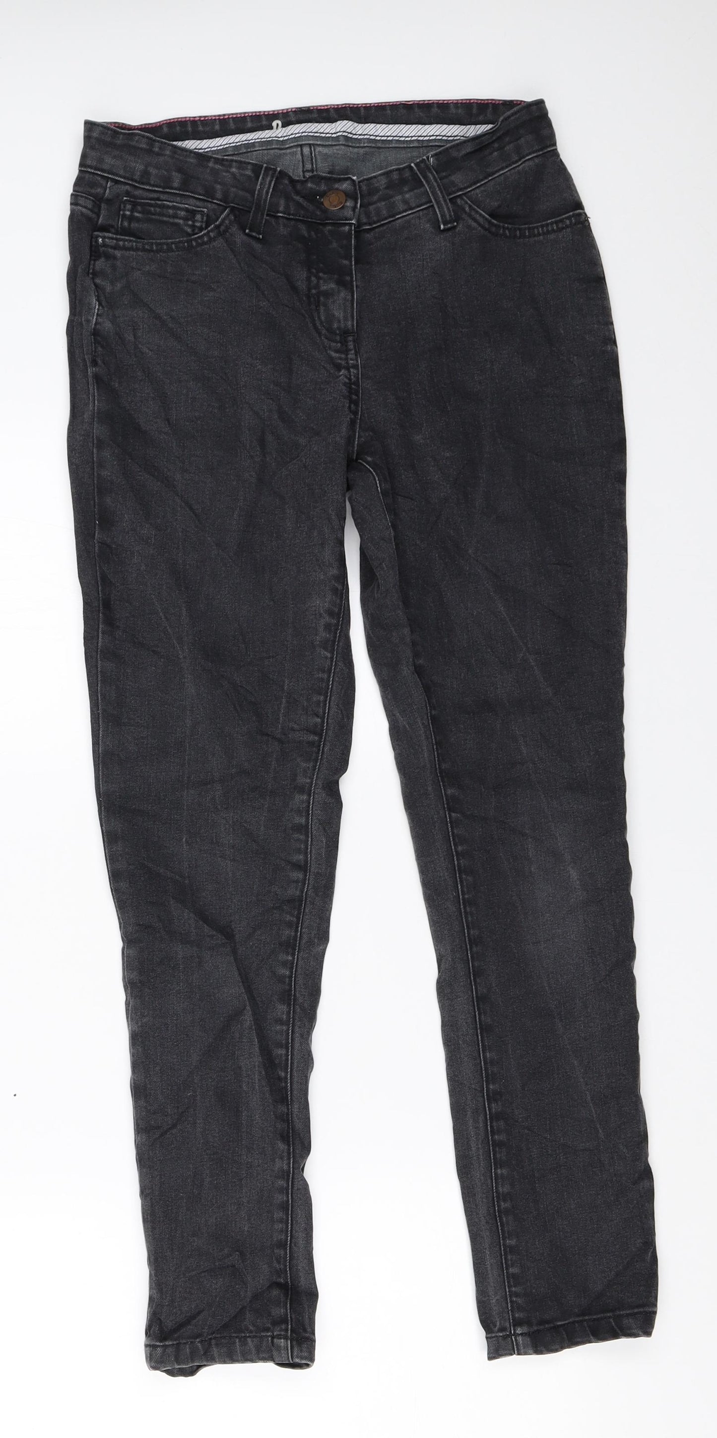 Boden Womens Black  Denim Skinny Jeans Size 10 L26 in
