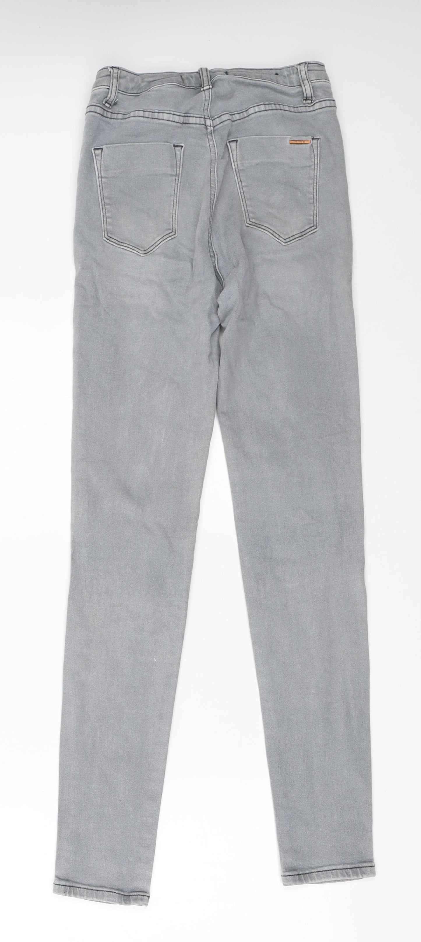 Toxik3 Womens Grey   Skinny Jeans Size 8 L28.5 in