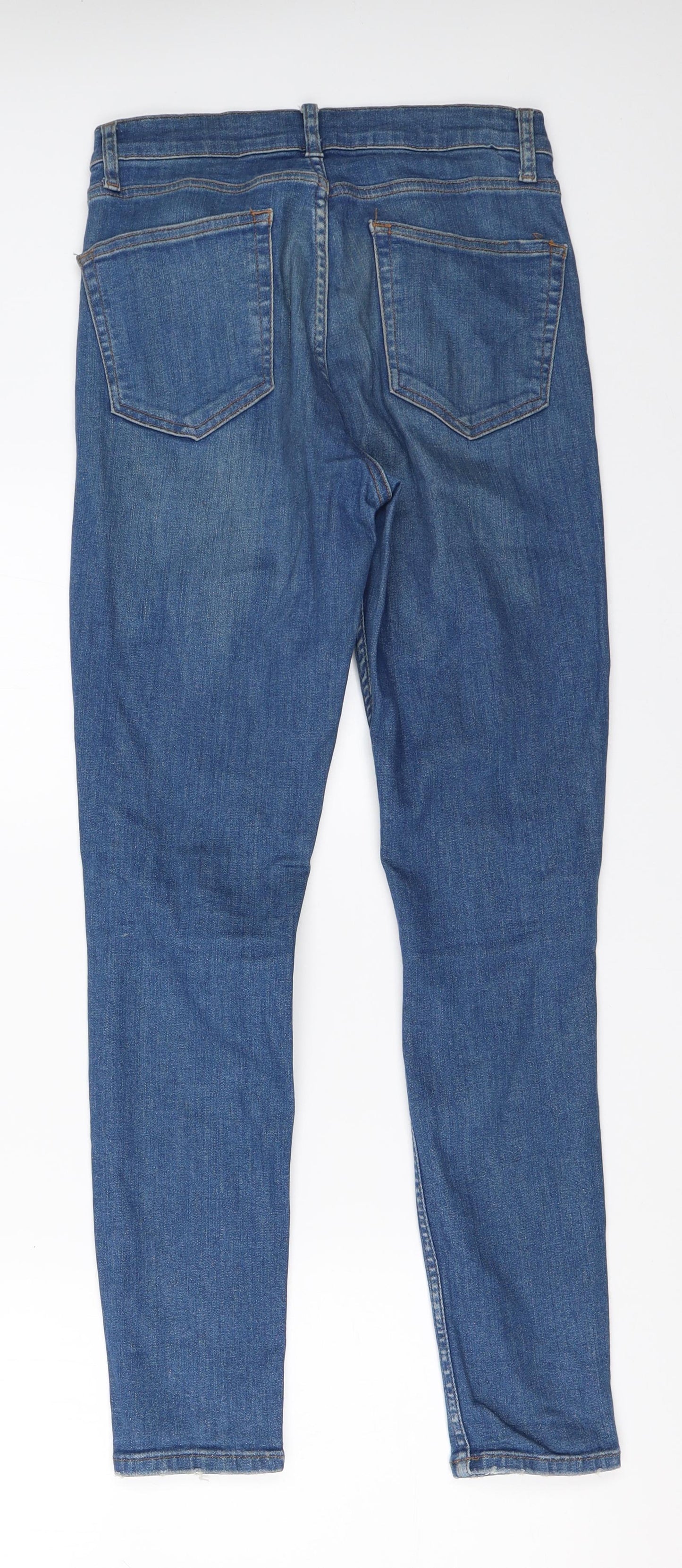 Topshop Womens Blue  Denim Skinny Jeans Size 28 in L32 in - Jamie Jeans