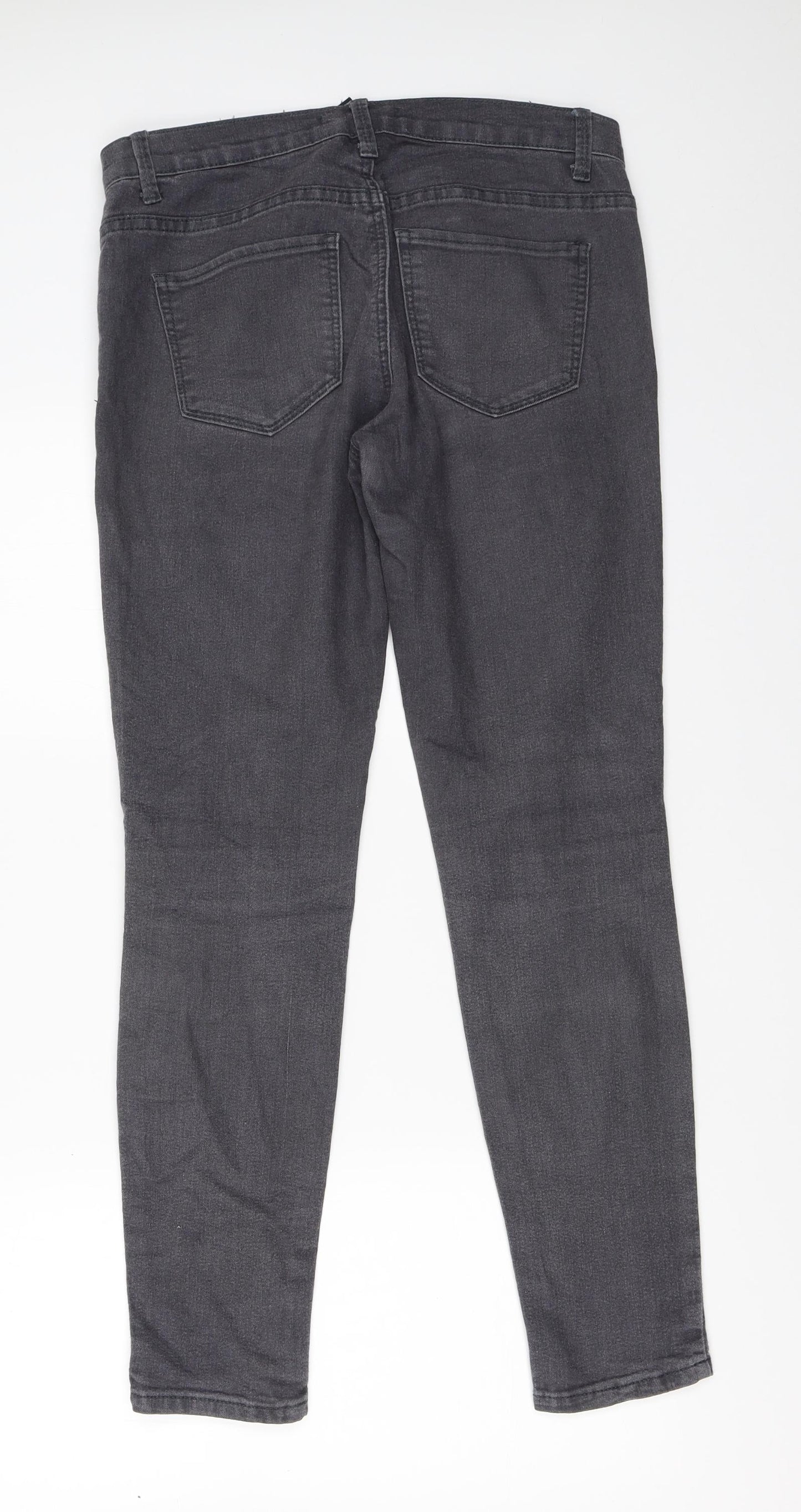 FOREVER 21 Womens Grey  Denim Skinny Jeans Size 28 in L28 in