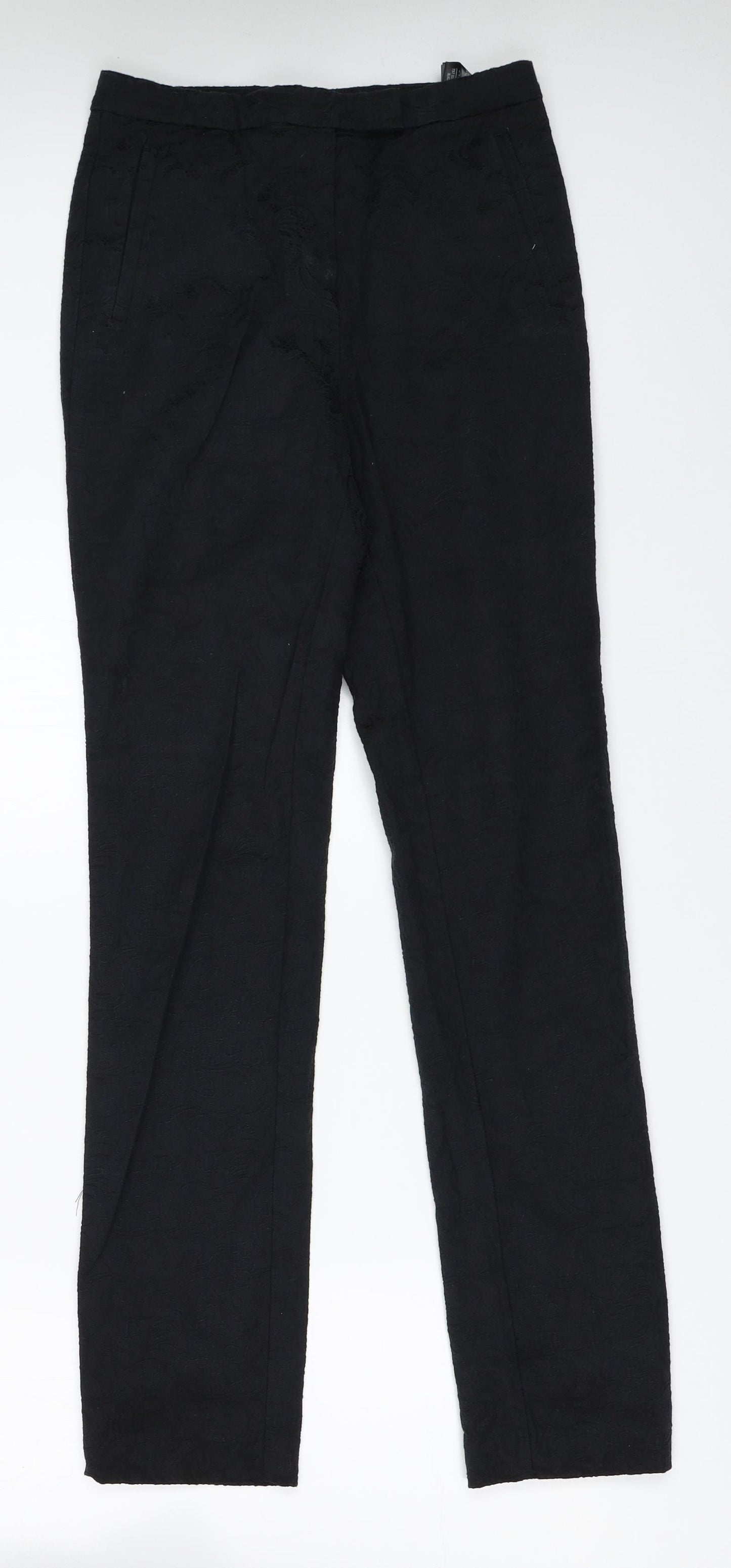Marks and Spencer Womens Black   Trousers  Size 8 L31 in