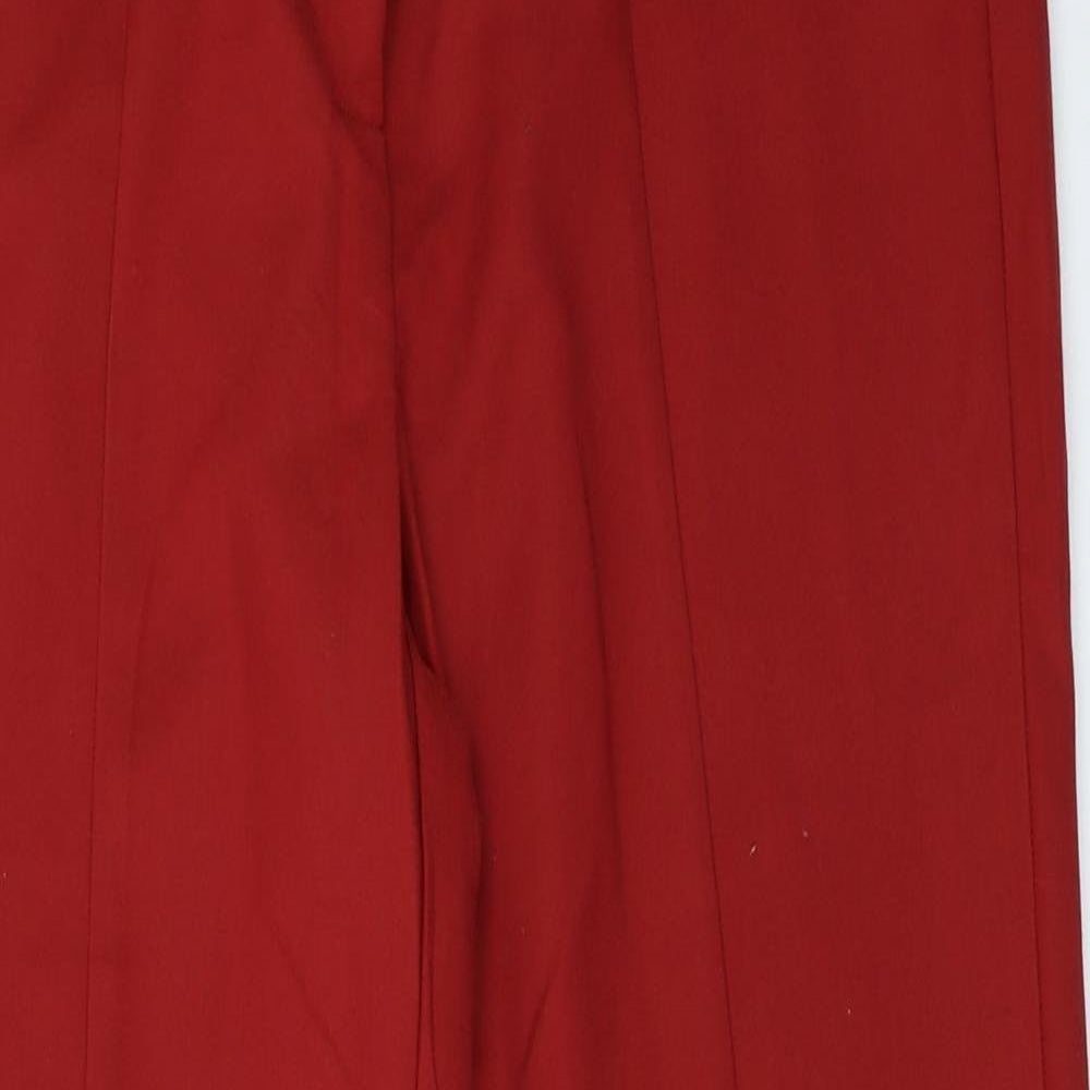 F&F Womens Red   Capri Trousers Size 14 L26.5 in