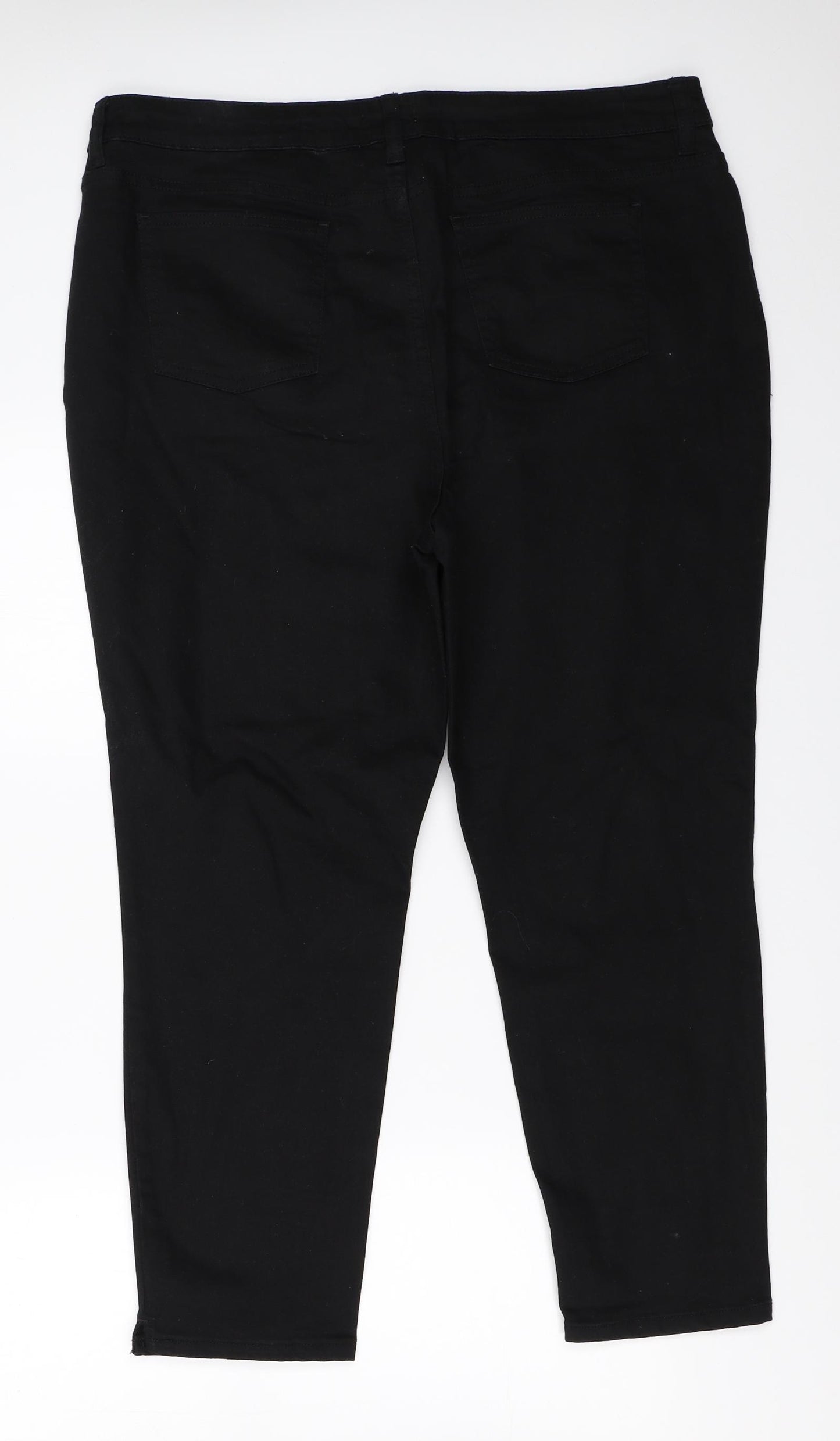 TU Womens Black  Denim Skinny Jeans Size 18 L25 in