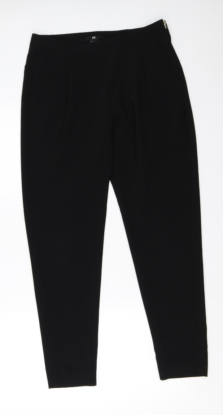 H&M Womens Black   Trousers  Size 30 in L27 in