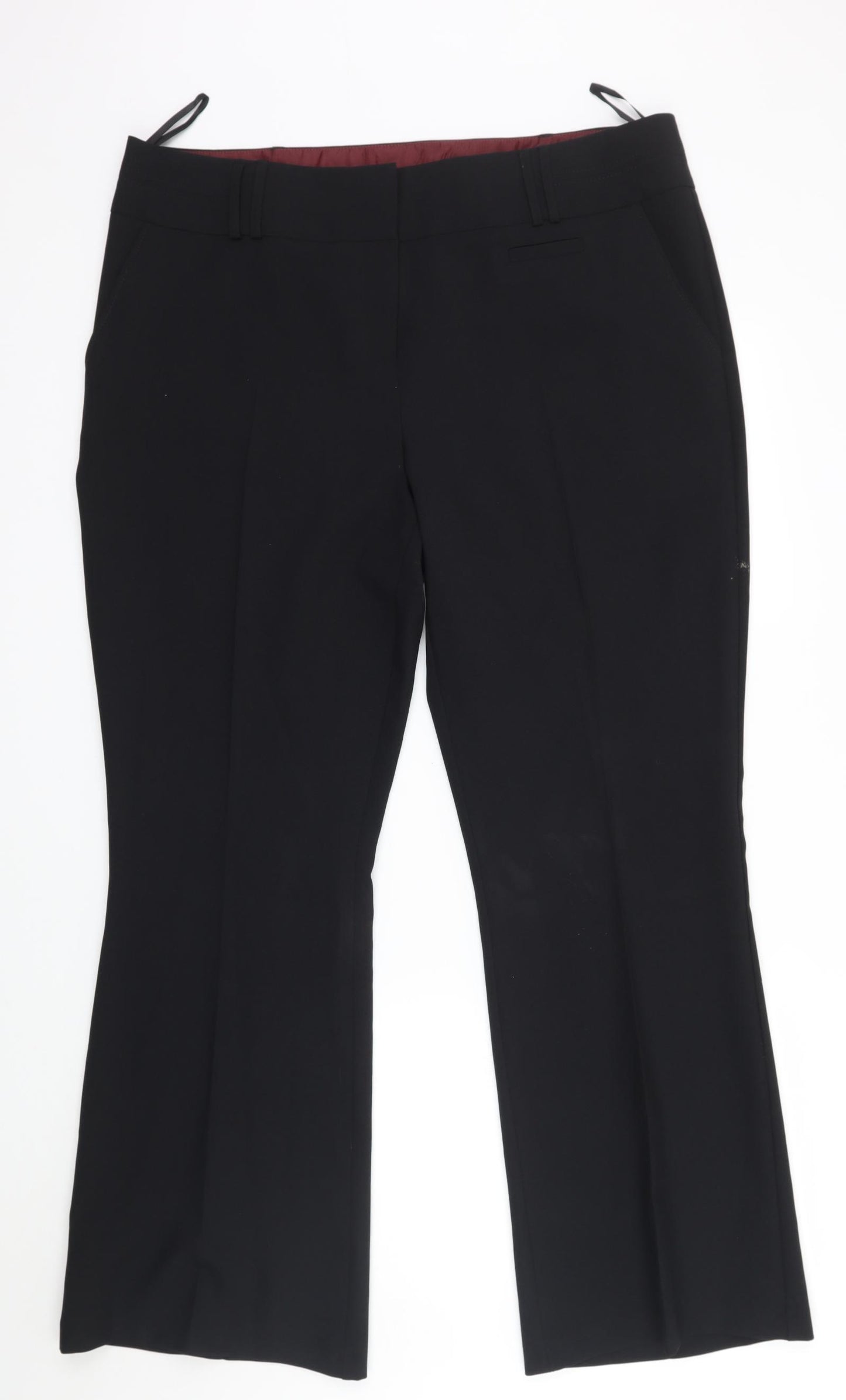 Peacocks Womens Black   Trousers  Size 18 L30 in