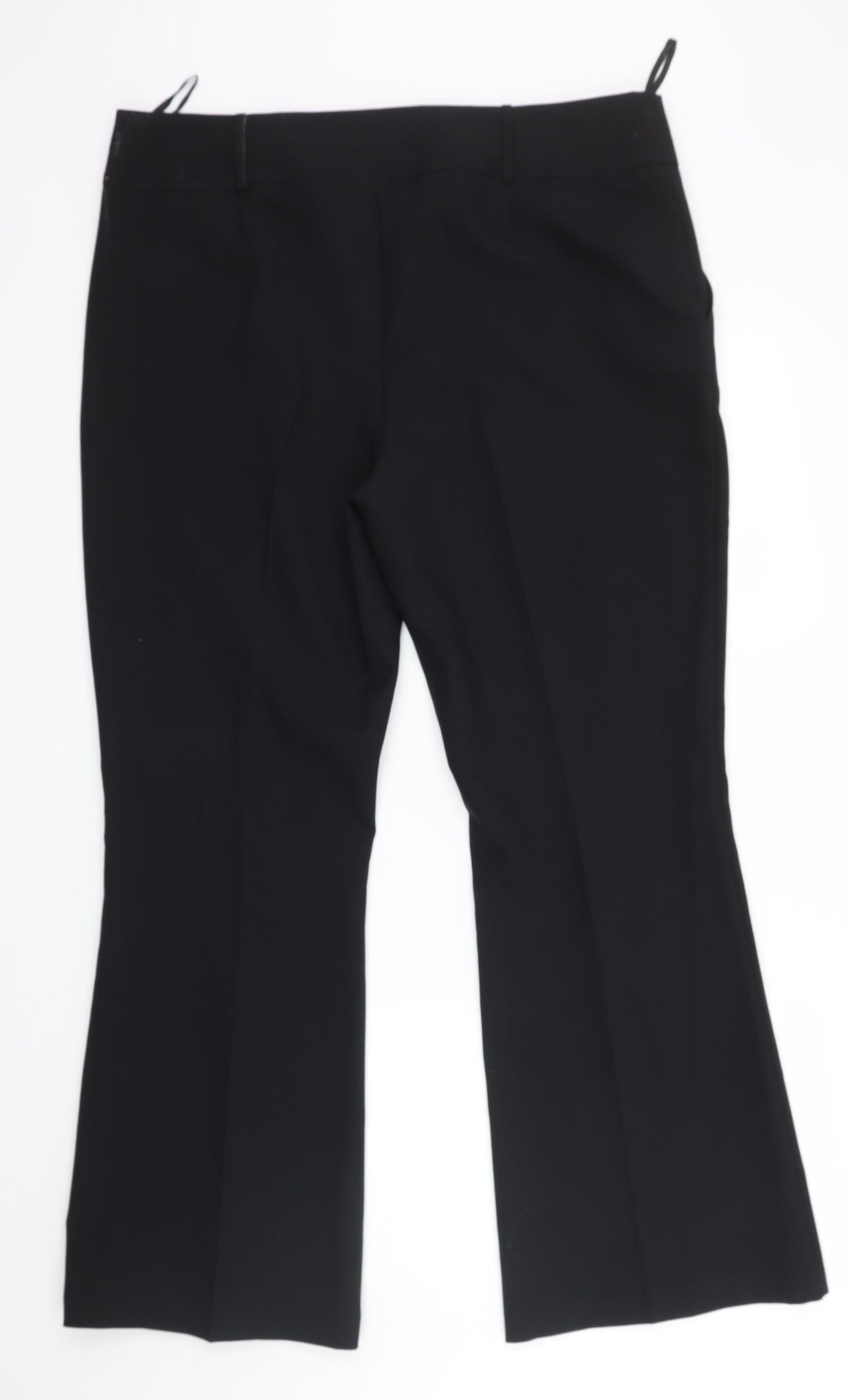 Peacocks Womens Black   Trousers  Size 18 L30 in