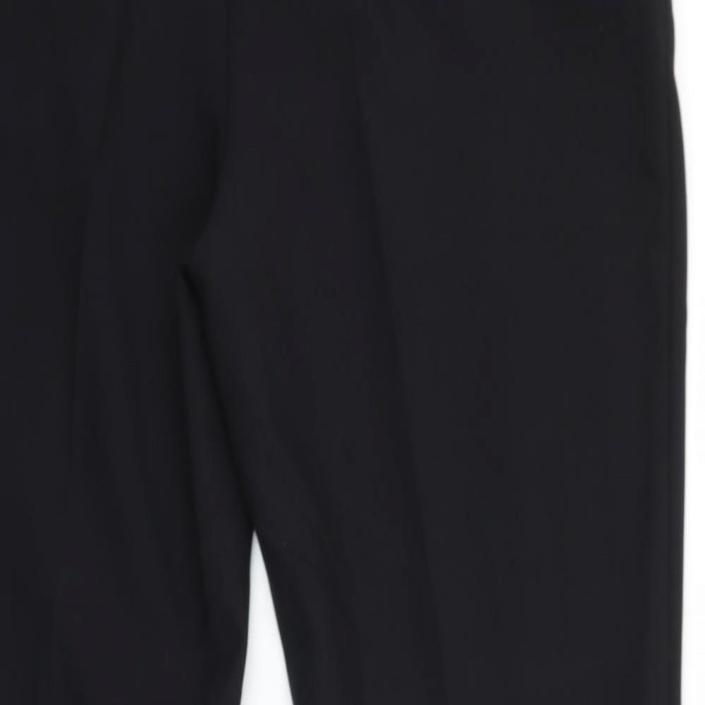 Peacocks Womens Black   Trousers  Size 18 L30 in