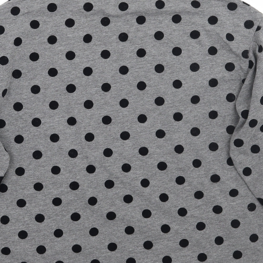 MNG Girls Grey Polka Dot  Pullover Jumper Size 14 Years